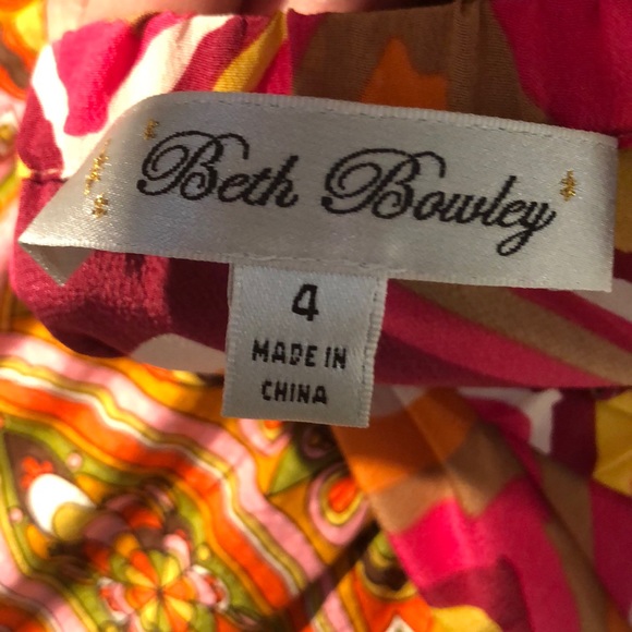 Beth Bowley printed silk maxi dress SOLD!!! - Picture 5 of 6